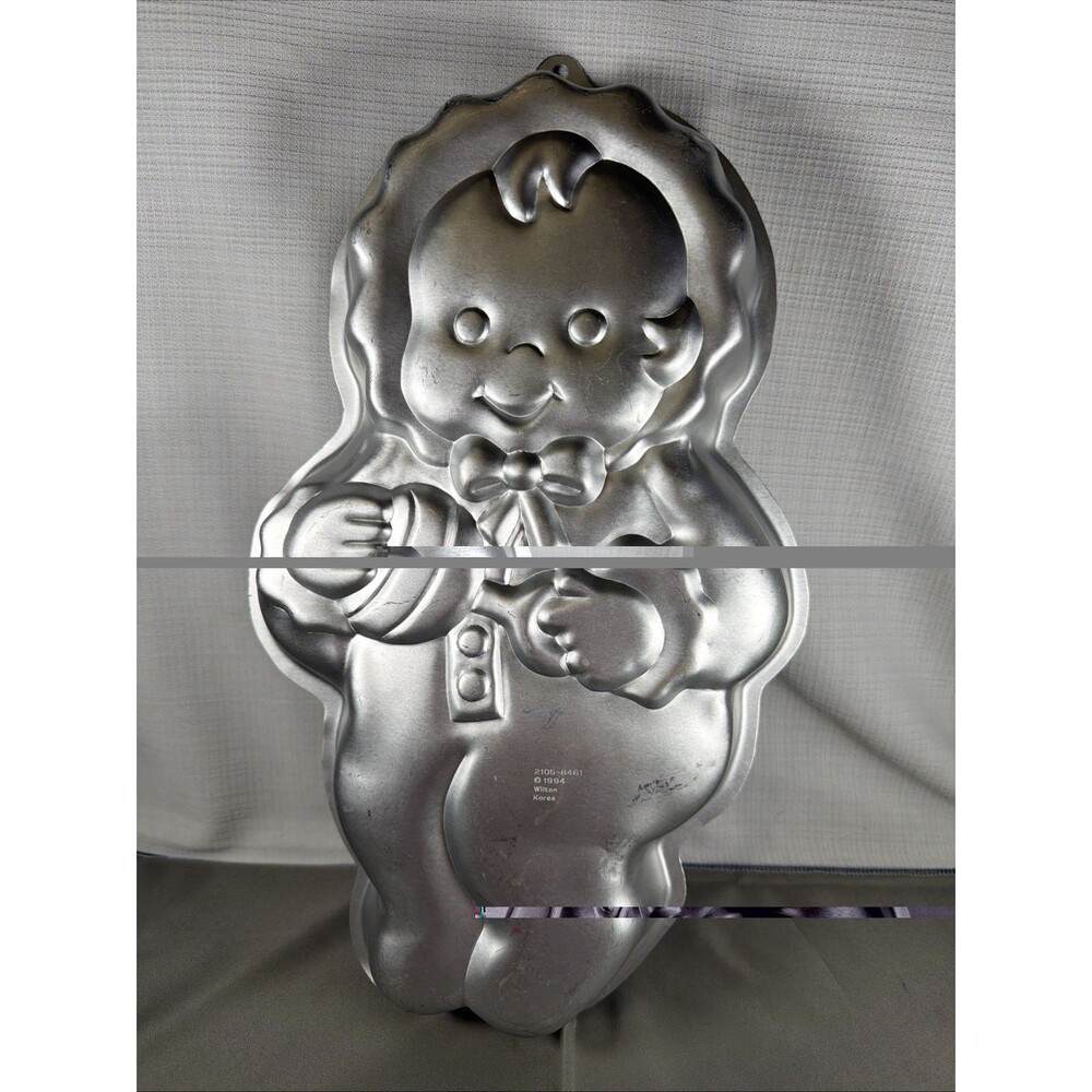 Vintage 2000 Wilton Baby Doll Cake Pan Mold 2105-573 Baby Shower